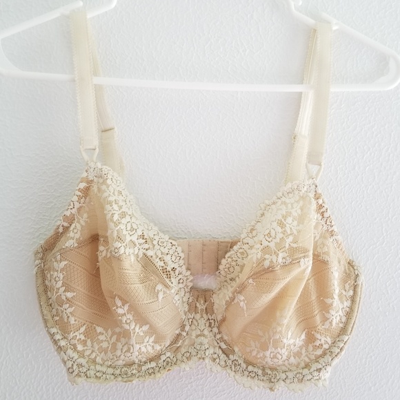 Wacoal Other - Wacoal Embrace Lace Underwire Nude Bra Size 34DD